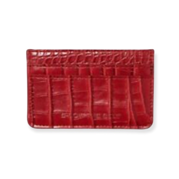 B-LOW THE BELT Faux Croc Card Case NWT - Picture 2 of 5